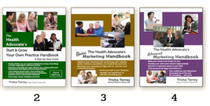 the Health Advocate's Career Series (covers)