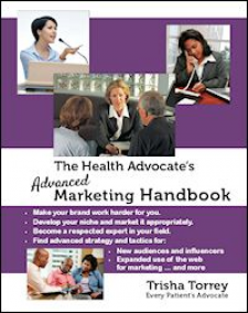 book cover - The Health Advocate's Advanced Marketing Handbook
